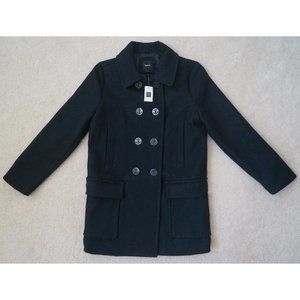 NEW Gap Kids Navy Double Breasted Insulated Peacoat L 10 (10-11 years) NWT